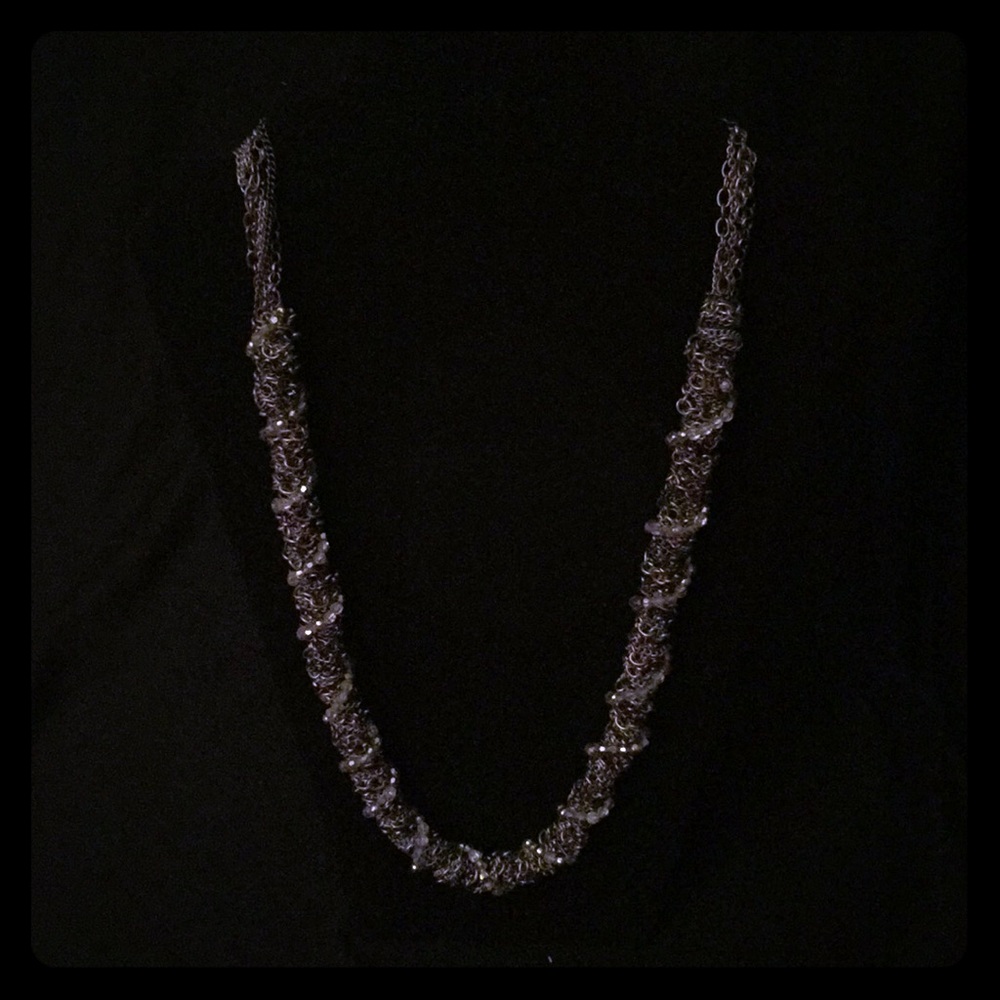 Silver chain & beaded necklace Sale 3 for $20